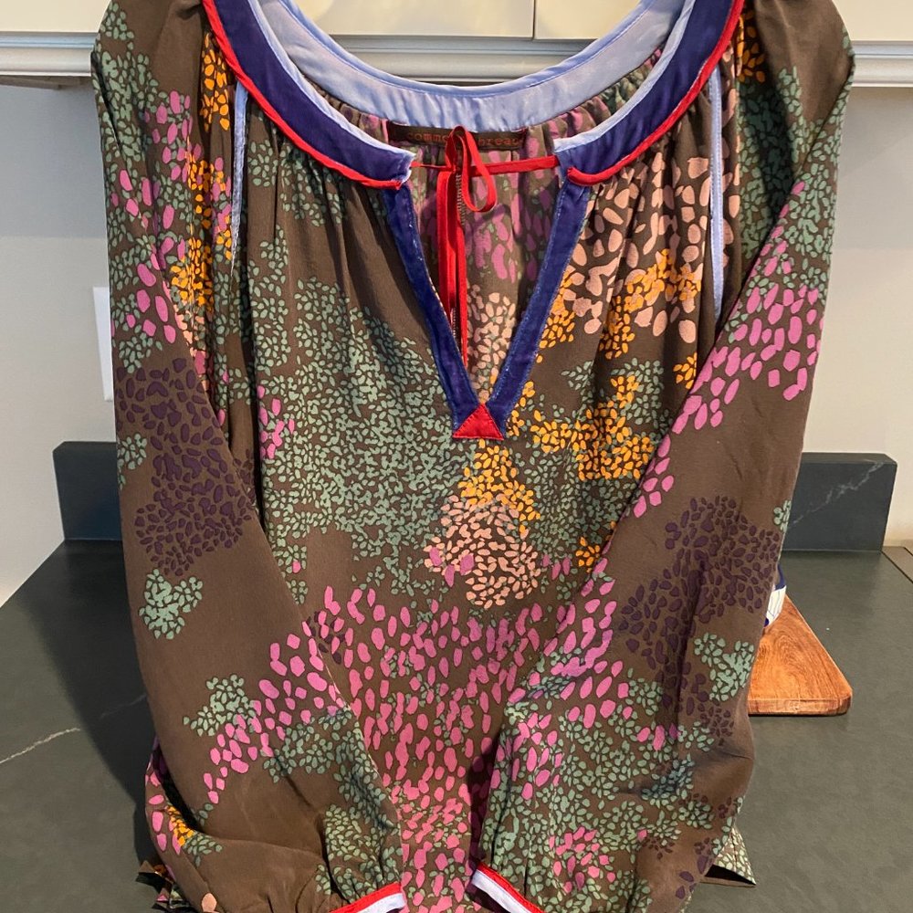 A Common Thread silk blouse size small